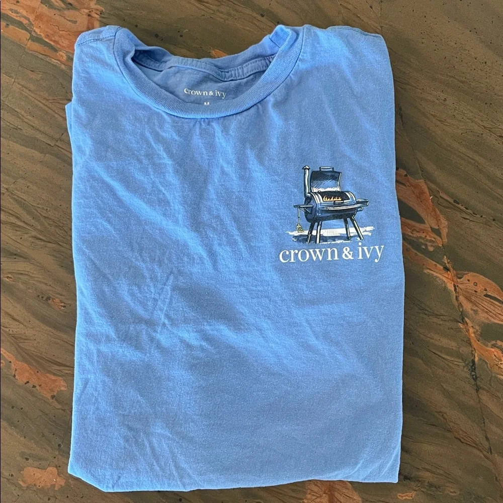 crown & ivy Blue Tee with Grill Graphic - Picture 3 of 3